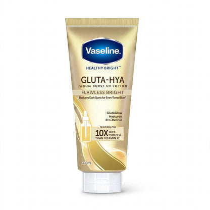 Vaseline Gluta-Hya Serum Burst UV Lotion Flawless Bright 200ml