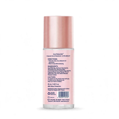 Vaseline GlutaGlow Ampoule Deodorant Serum Ultra Bright 45ml