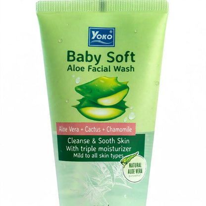 Yoko Baby Soft Aloe Vera Face Cleanser 150ml