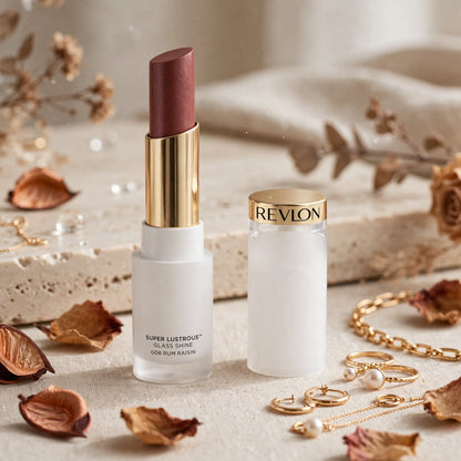 REVLON SUPER LUSTROUS ™ GLASS SHINE (CPACK ) RUM  RAISIN 008