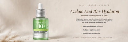 Anua Azelaic Acid 10 Hyaluron Redness Soothing Serum 30Ml