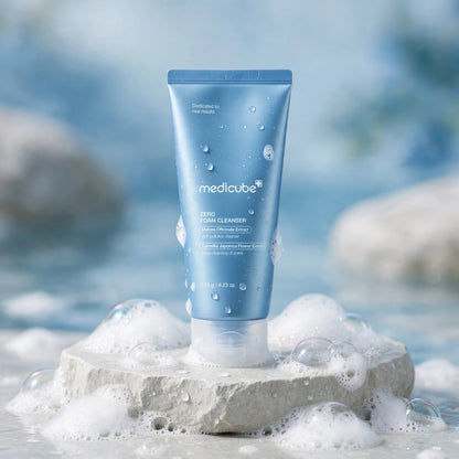 MEDICUBE ZERO FOAM CLEANSER MELISSA OFFICINALIS EXTRACT CAMELLIA JAPONICA FLOWER EXTRACT 120g