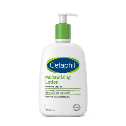 Cetaphil Moisturizing Lotion for Normal to Dry Skin Vitamin B3&B5 473ml