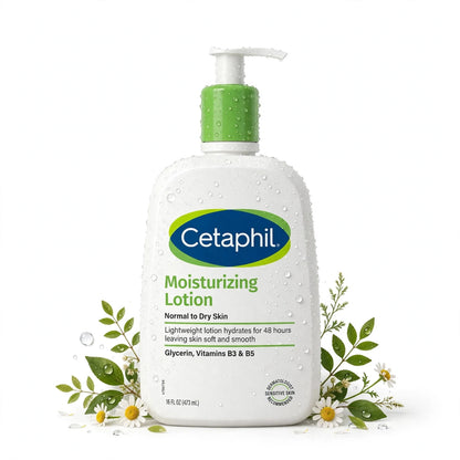 Cetaphil Moisturizing Lotion for Normal to Dry Skin Vitamin B3&B5 473ml