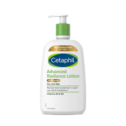 Cetaphil Advanced Radiance Shea Butter Lotion Dry, Dull Skin Vitamin B3&B5 591ml