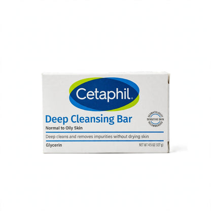 Cetaphil Deep Cleansing Bar for Normal to Oily Skin, 127g