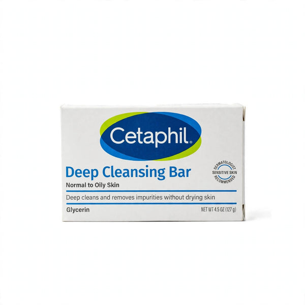 Cetaphil Deep Cleansing Bar for Normal to Oily Skin, 127g