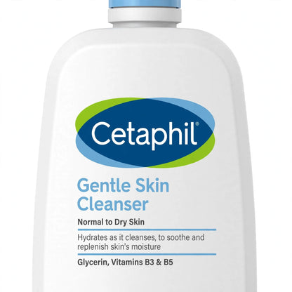 Cetaphil Gentle Skin Cleanser Normal To Dry Skin Vitamin B3&B5 473Ml