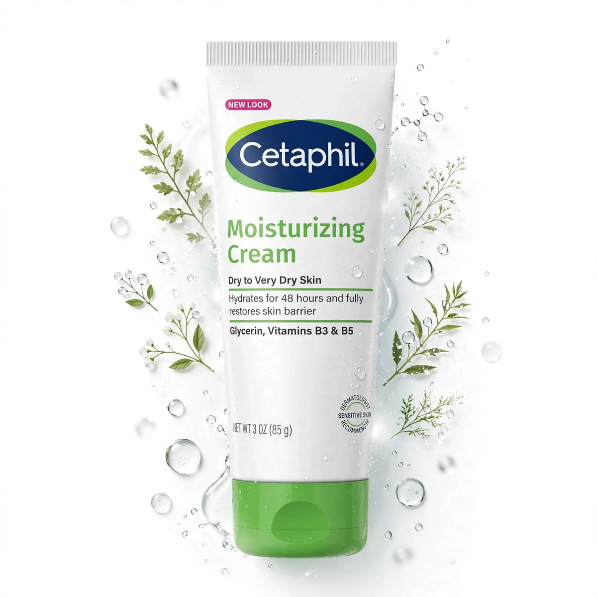 Cetaphil Moisturizing Cream for Dry to Very Dry Skin, 85g