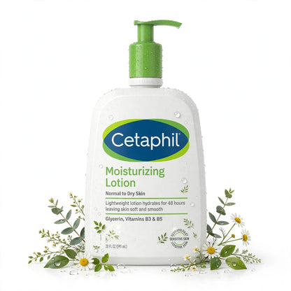 Cetaphil Moisturizing Lotion Normal To Dry Skin Vitamin B3 & B5 591Ml