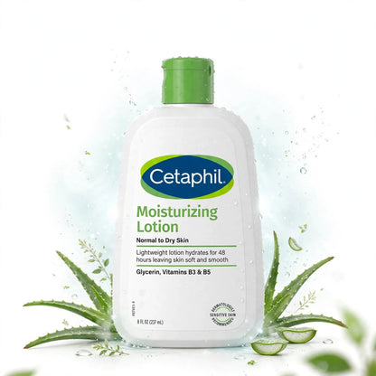 Cetaphil Moisturizing Lotion for Normal to Dry Skin Vitamin B3& B5 237ml