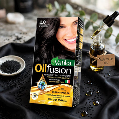 Vatika oilfusion 2.0 natural black noir naturel