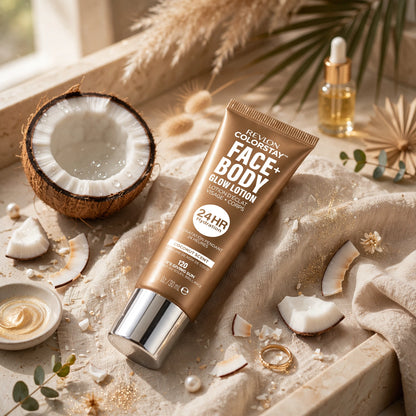 REVLON COLORSTAY FACE + BODY GLOW LOTION COCONUT SCENT 30 ML