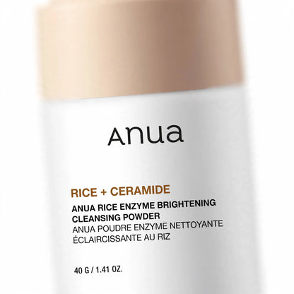 ANUA RICE + CERMIDE ANUA RICE ENZYME BRIGHTENING CLEANSING POWDER 40 G