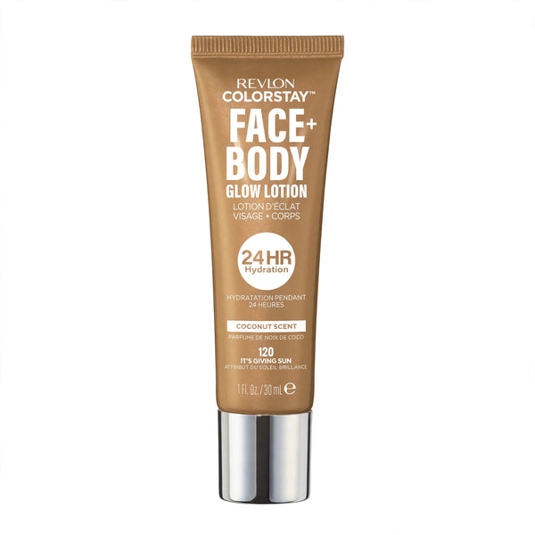 REVLON COLORSTAY FACE + BODY GLOW LOTION COCONUT SCENT 30 ML