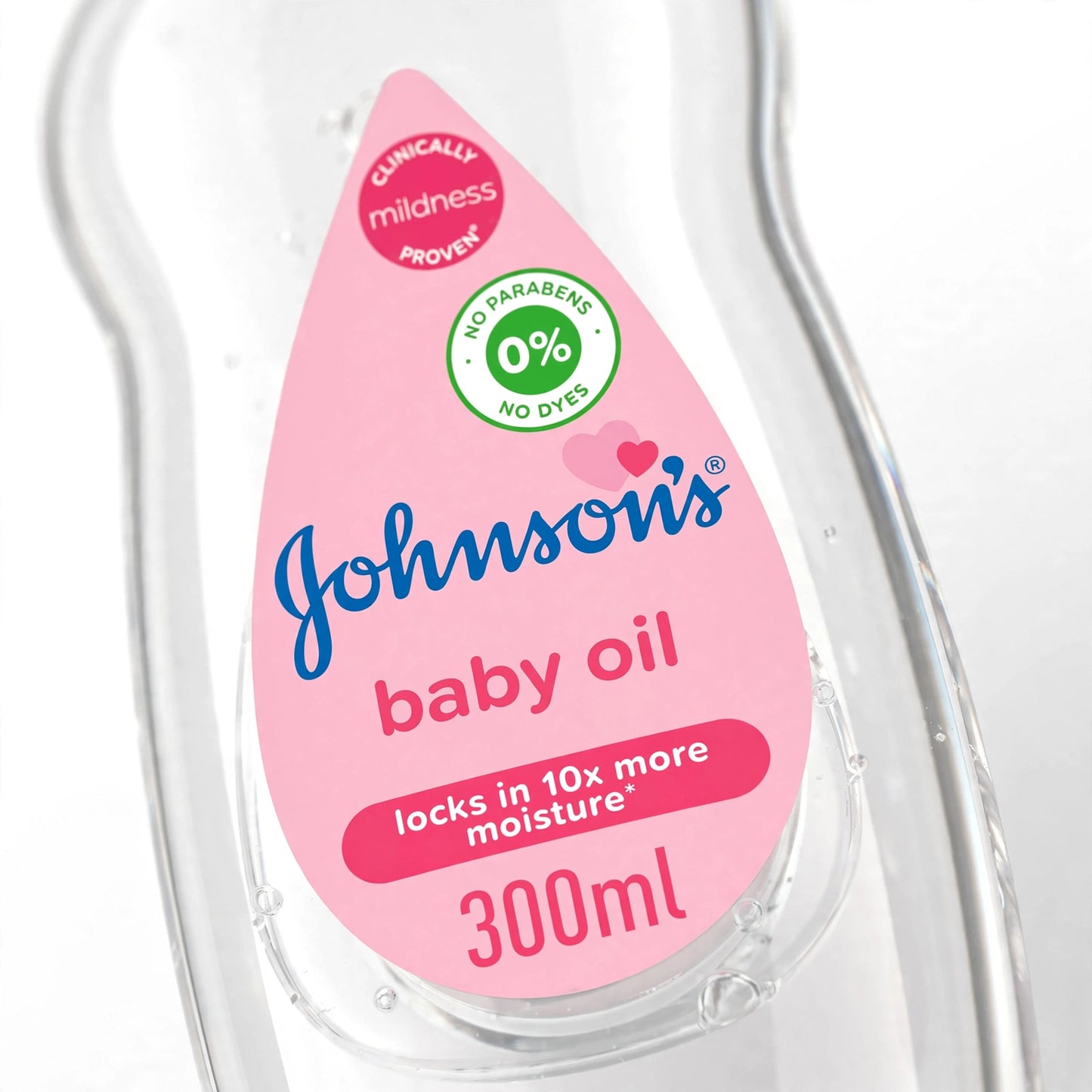 jhonsons baby oil moistture 300 ml