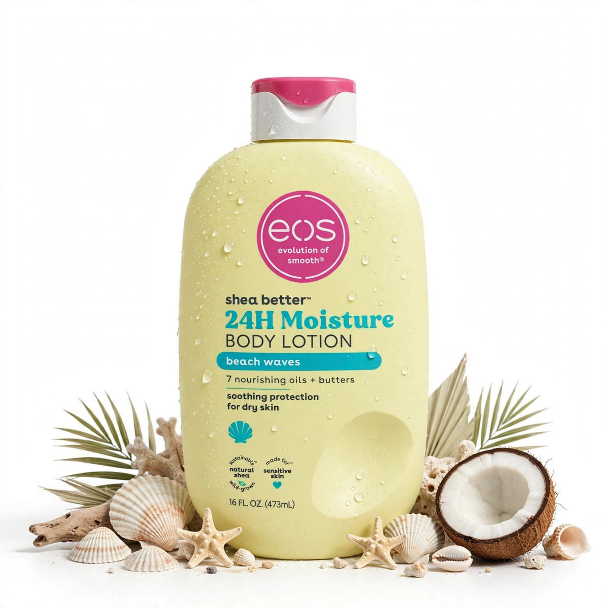 eos Shea Better 24H Moisture Body Lotion Beach Waves 473ml
