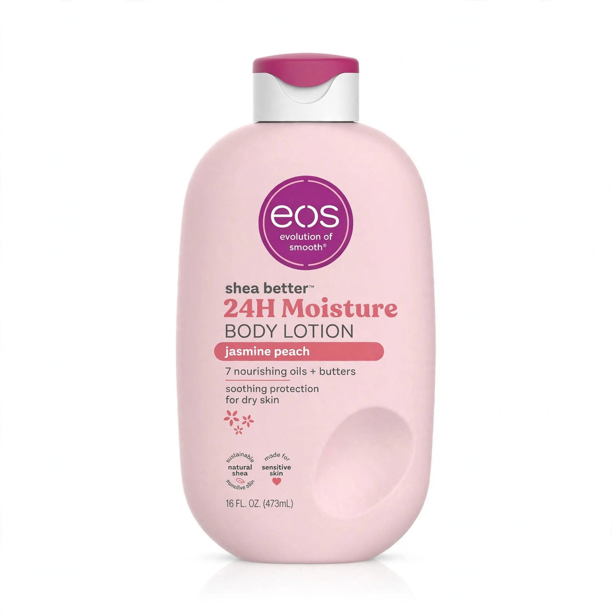 eos Shea Better 24H Moisture Body Lotion Jasmine Peach 473ml