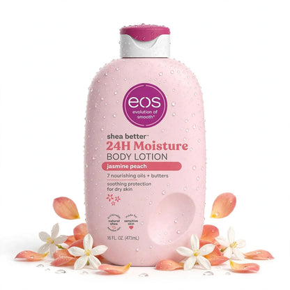 eos Shea Better 24H Moisture Body Lotion Jasmine Peach 473ml