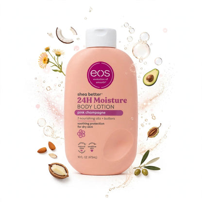 Eos Shea Better 24h Moisture Body Lotion Pink Champagne 473ML