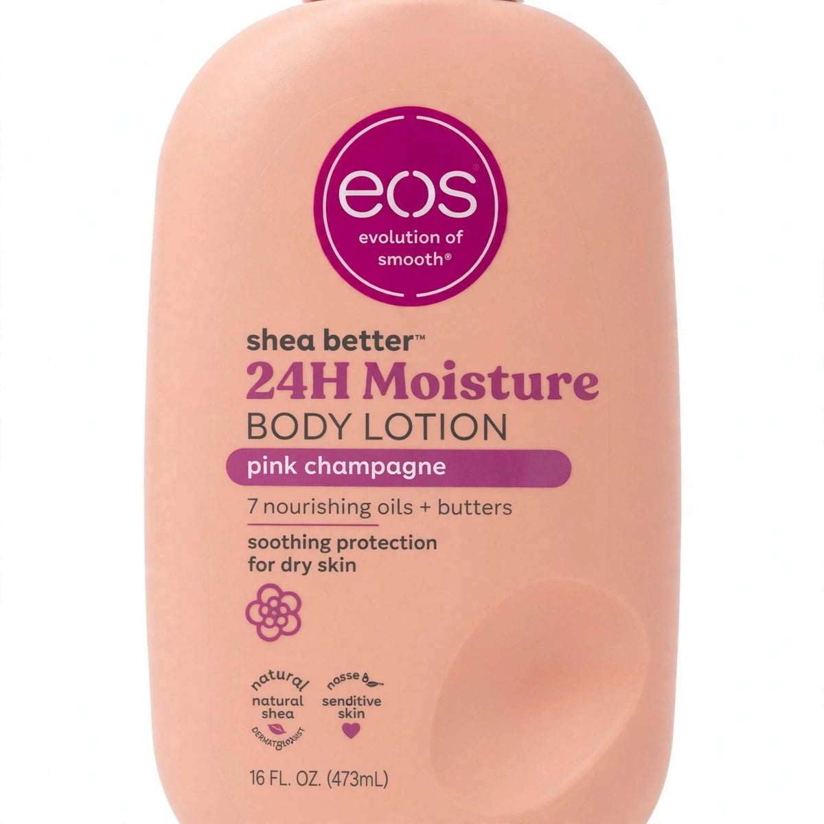 Eos Shea Better 24h Moisture Body Lotion Pink Champagne 473ML