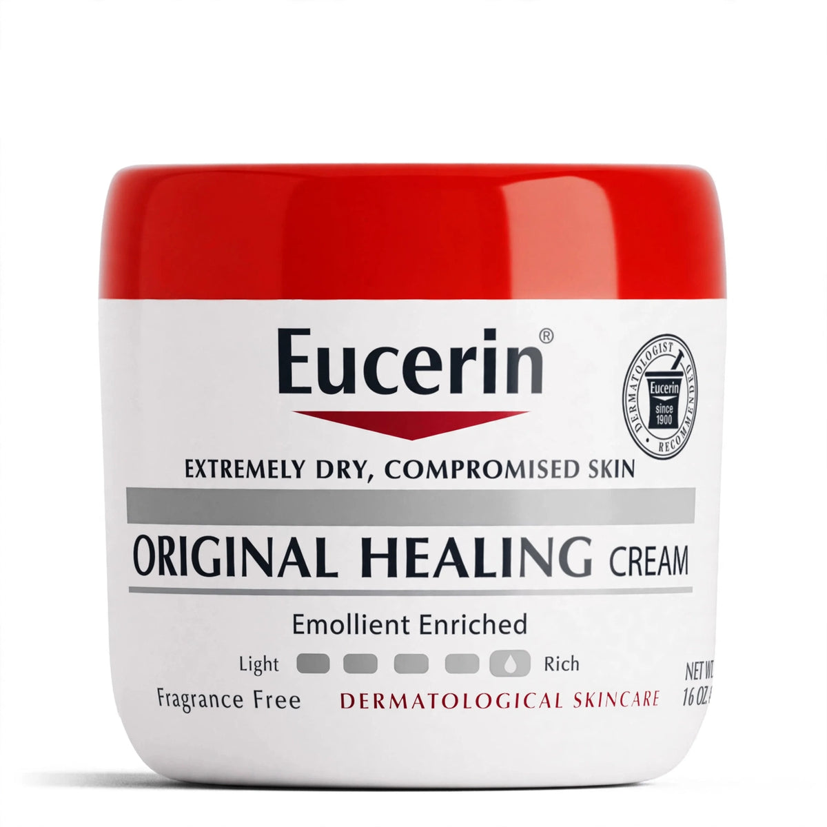 Eucerin Original Healing Emollient Cream For Dry Skin, 454G