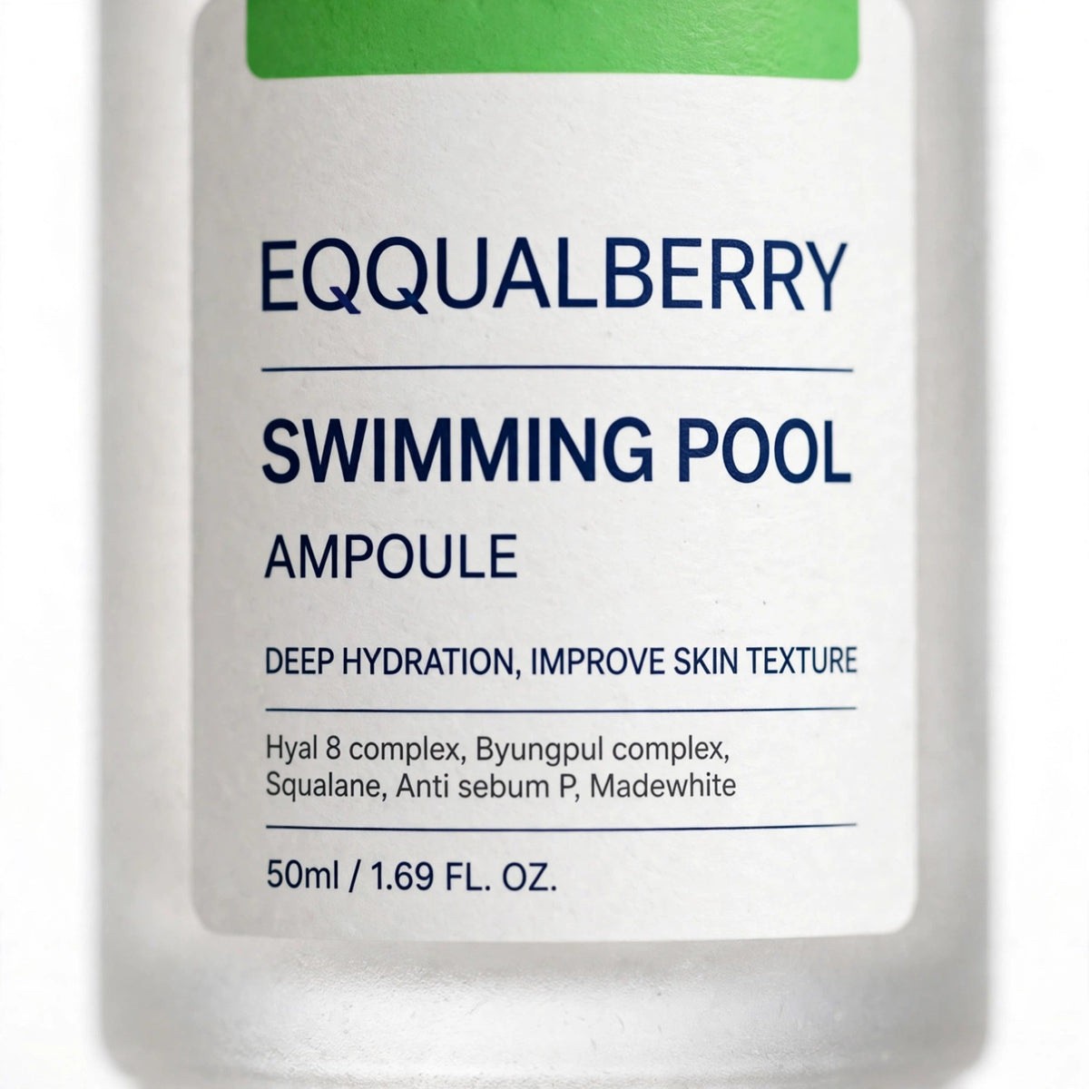 Eqqualberry swimming pool ampoule deep hydration, improve skin texture 50 ml