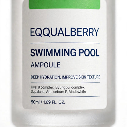 Eqqualberry swimming pool ampoule deep hydration, improve skin texture 50 ml