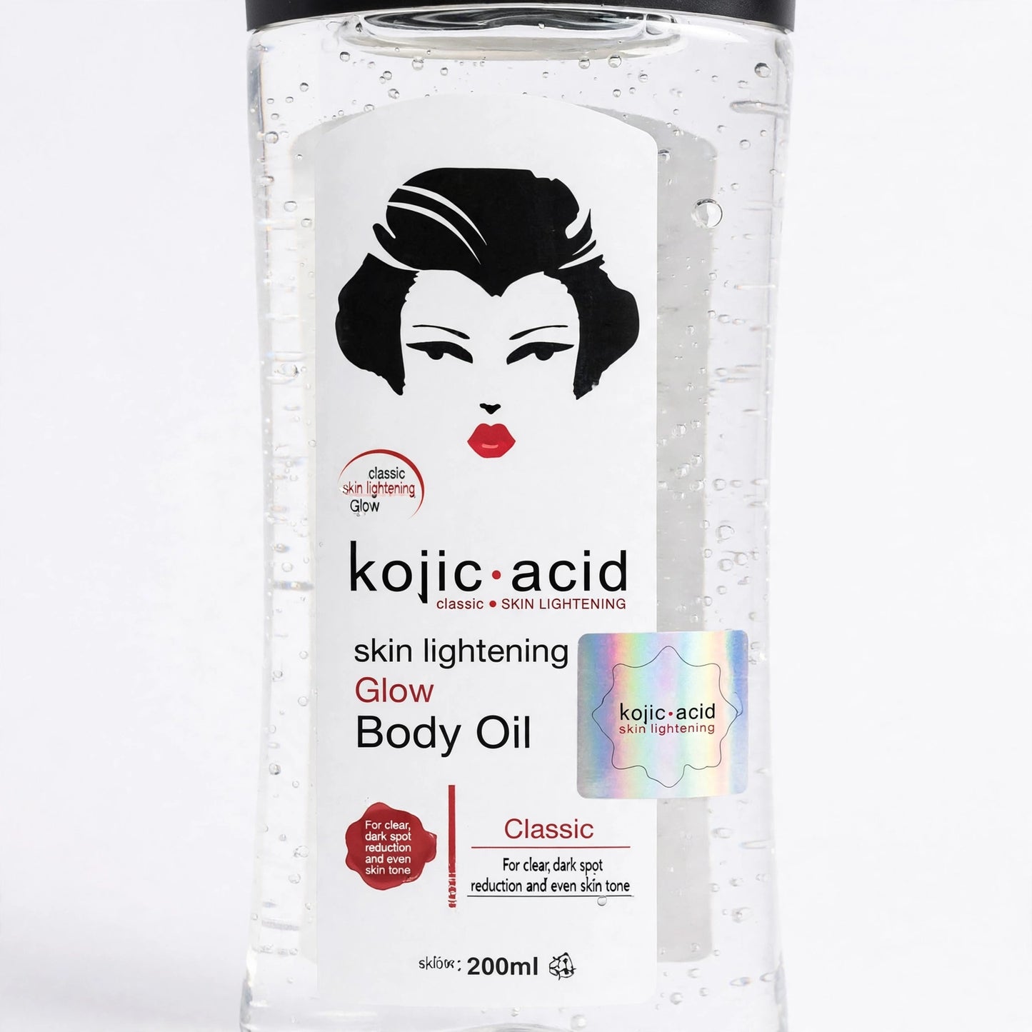 Kojic Acid Skin Lightening Glow Body Oil Classic 200ml