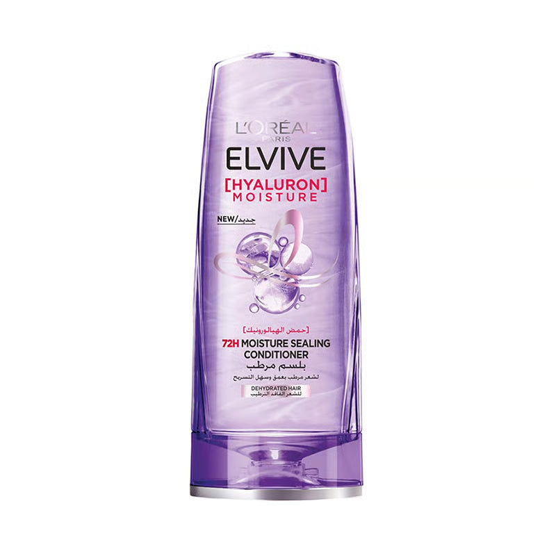 L'Oreal Elvive 72H Moisture Sealing Conditioner With Hyaluronic Acid For Dehydrated Hair, 360Ml