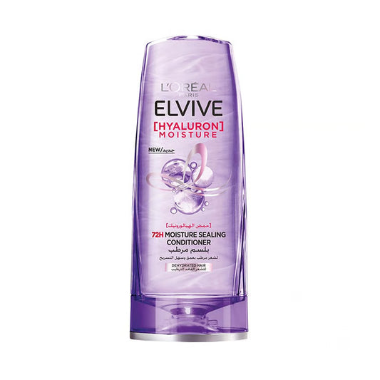 L'Oreal Elvive 72H Moisture Sealing Conditioner With Hyaluronic Acid For Dehydrated Hair, 360Ml