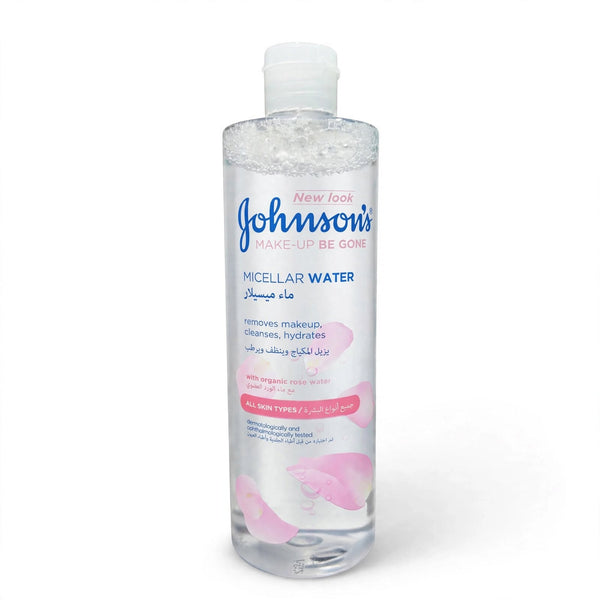 Jhonsons Micellar Water Make -Up Be Gone Remove Make up Cleanse With Organic Rose Water 400 ml
