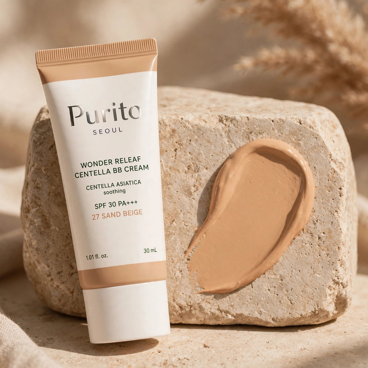 PURITO WONDER RELEAF CENTELLA SPF 30 PA +++ 27 SAND BEIGE CENTELA ASIATICA SOOTHING  30 ML