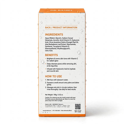 Dr.Rashel Vitamin C Brightening & Anti - Agin Facial Cleanser 80Gm