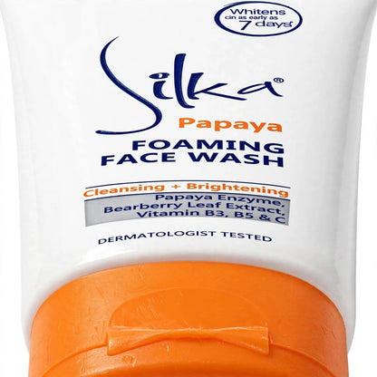 Silka Papaya Foaming Face Wash, 50Ml