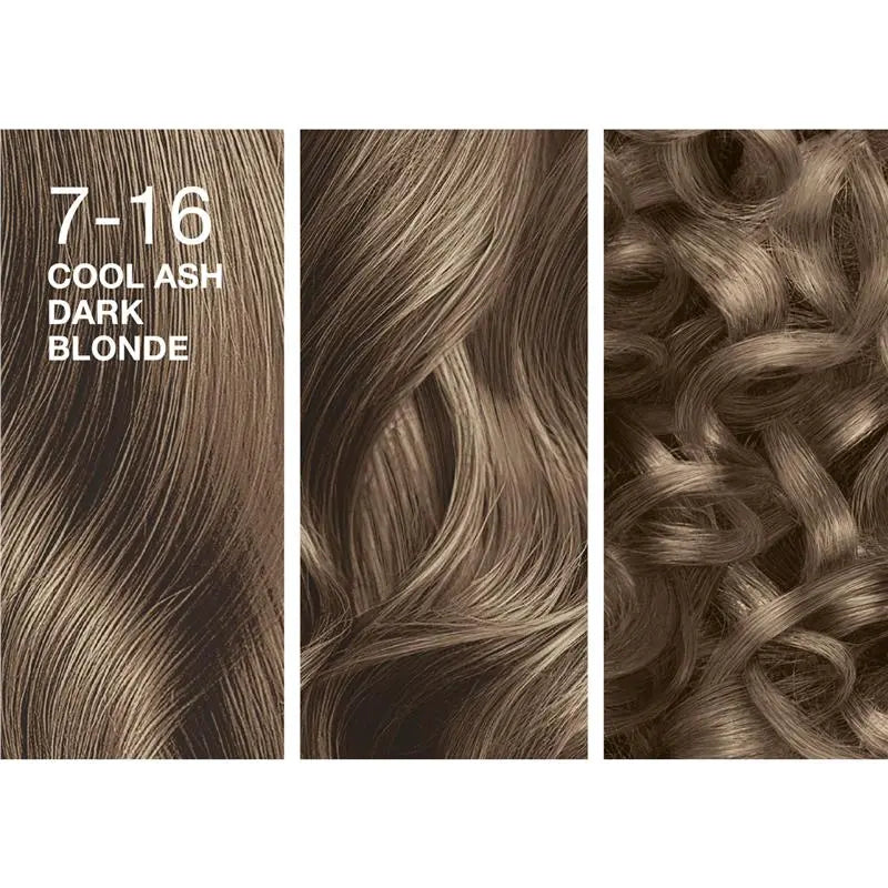 Schwarzkopf Creme Supreme Full Kit Permanent Hair Coloration 7-16 Cool Ash Dark Blonde