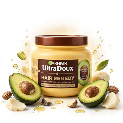 Garnier Ultra Doux Hair Remedy Extreme Nutrition Mask Avocado Oil & Shea Butter 340 ml