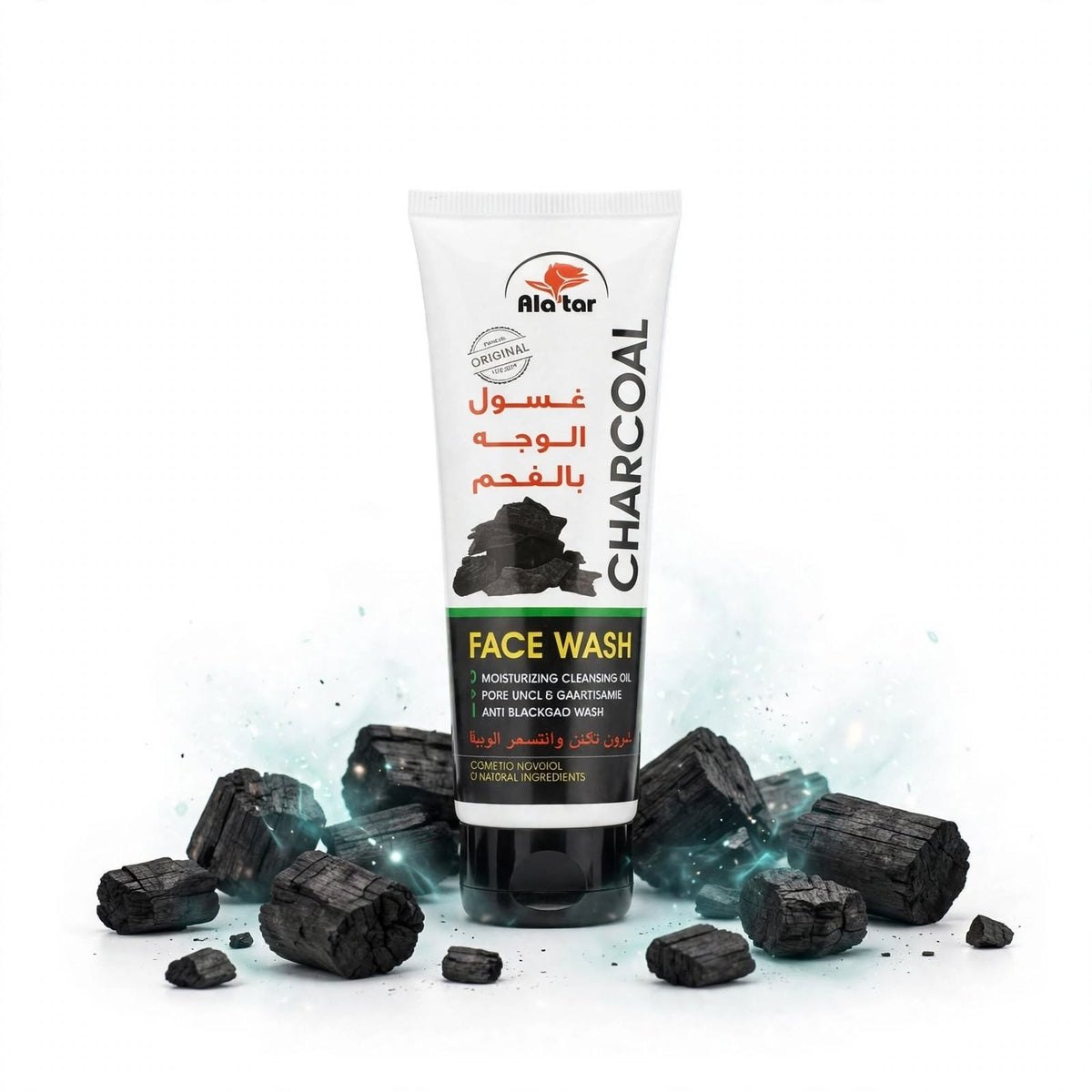 Alatar Charcoal 3IN1 Face Wash 100Ml