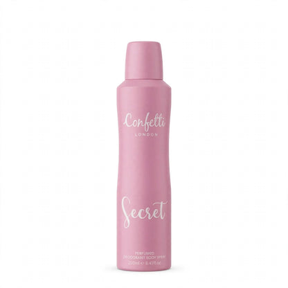 Confetti London Secret Perfumed Deodorant Spray  250 Ml