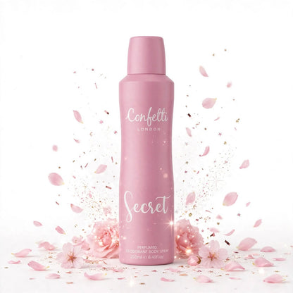 Confetti London Secret Perfumed Deodorant Spray  250 Ml