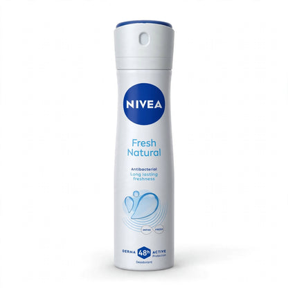 NIVEA  NATURAL FRESH  ANTIBACTERIAL LONG LASTING FRESHNESS DEODORANT SPRAY 150 ML