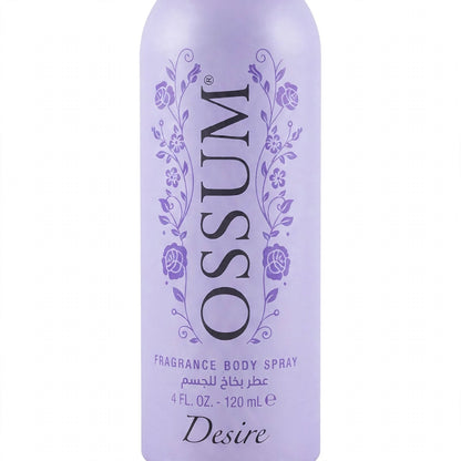 Ossum Desire  Fragranced Body Spray For Women, 120ML