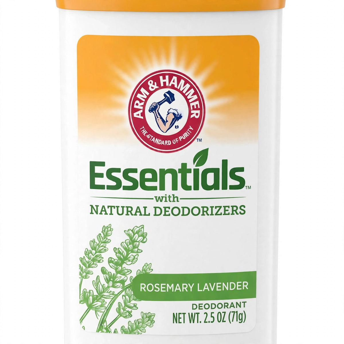 Arm & Hammer Essentials With Natural Deodorizers Rosemary Lavender 71 G