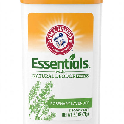 Arm & Hammer Essentials With Natural Deodorizers Rosemary Lavender 71 G