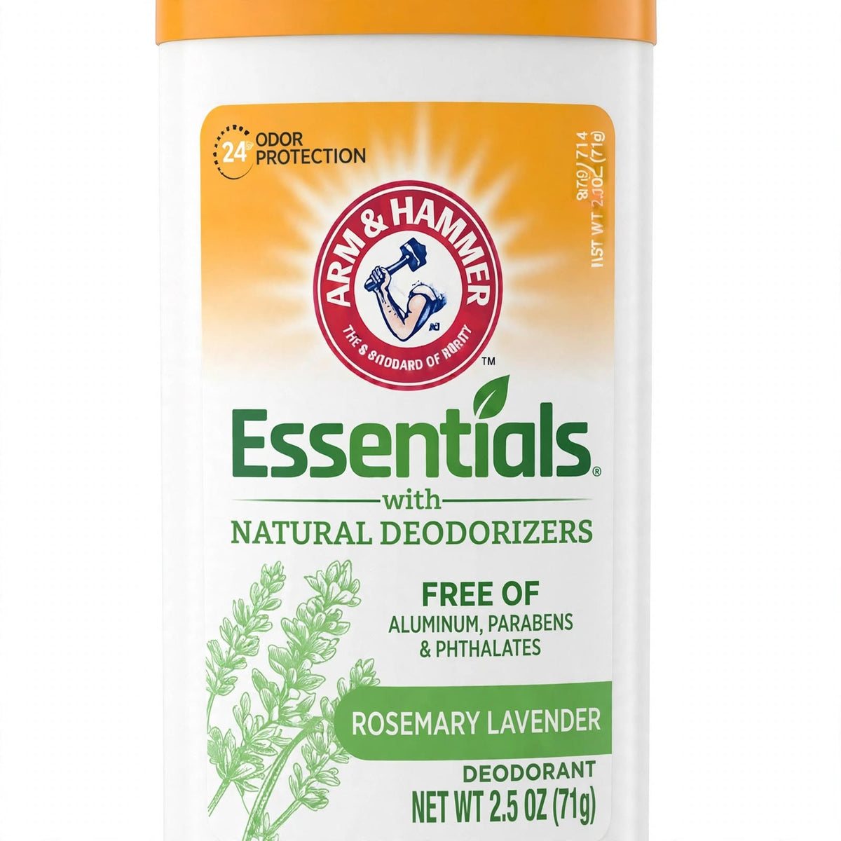 Arm & Hammer Essentials with naturals deodorized rose mary lavender 71 G