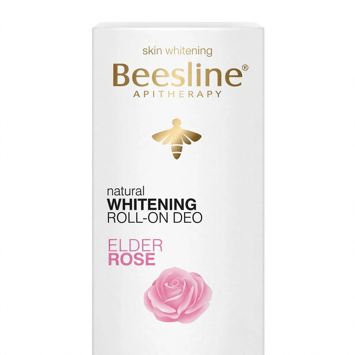 BEESLINE APITHERAPY NATURTAL WHITENING ROLL -ON DEO ELDER ROSE  4 IN 1 FORMULA 50 ML