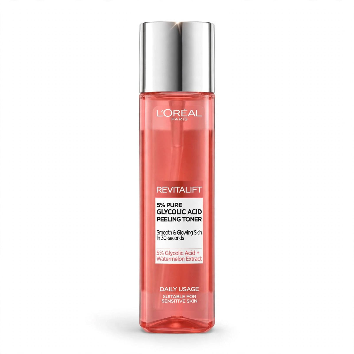 L'Oreal Paris Revitalift 5% Pure Glycolic Acid Peeling Toner Water Melon Extract 180ml