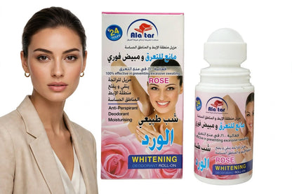 Alatar Rose Whitening Dedorant  Roll On 60Ml