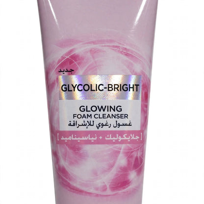 L'oreal Paris Glycolic Brightening & Glowing Daily Foaming Cleanser, 100Ml