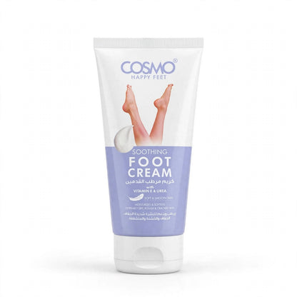 Cosmo Happy Feet Soothing Foot Cream with Vitamin E and Urea, 150ml